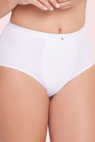 Slip a vita alta Just micro - Bianco