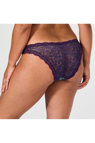 Slip Luccia Twist - Blu e viola