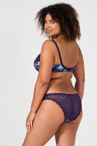 Slip Luccia Twist - Blu e viola
