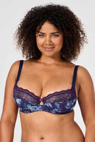 Reggiseno Luccia Twist - Blu e viola
