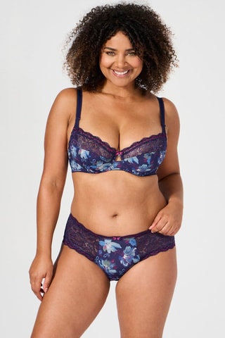 Reggiseno Luccia Twist - Blu e viola