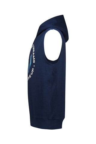 Gilet con cappuccio  - Navy