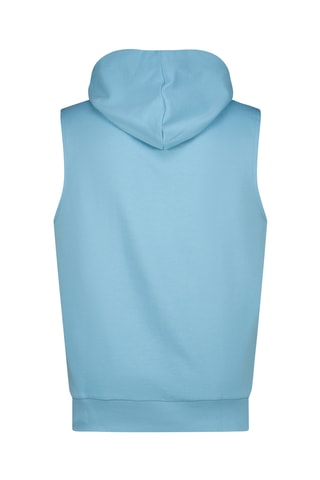 Gilet con cappuccio - Azzurro