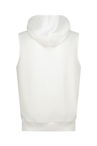 Gilet con cappuccio - Bianco