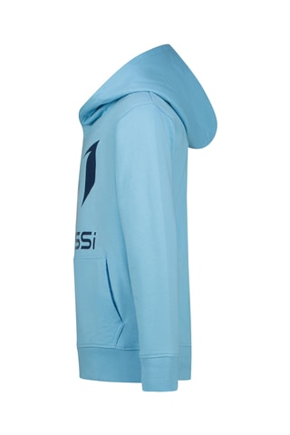 Felpa con cappuccio - Azzurro
