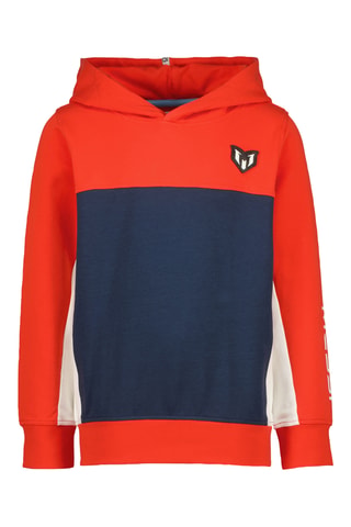 Felpa con cappuccio - Rosso