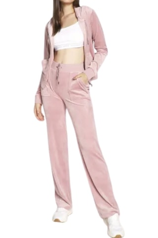 Velours Joggingbroek - Paars