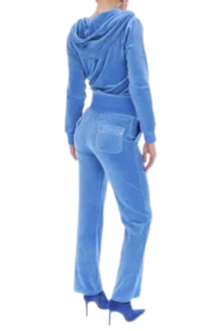 Pantalon de survêtement en velours - Bleu