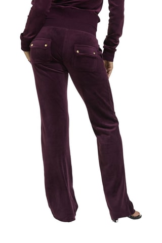 Velours Joggingbroek - Bordeauxrood