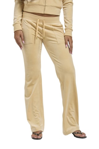 Velours Joggingbroek - Beige