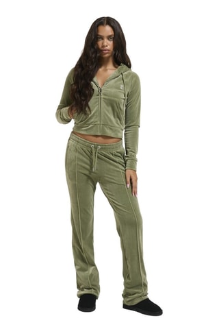 Velours Joggingbroek - Groen