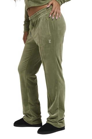 Velours Joggingbroek - Groen