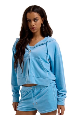 Velours Short - Blauw