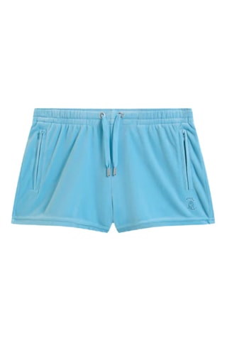 Velours Short - Blauw