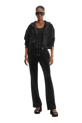 Velours Joggingbroek - Zwart