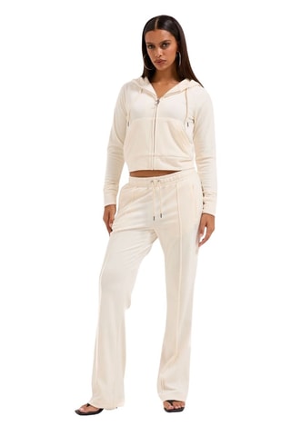 Velours Joggingbroek - Wit