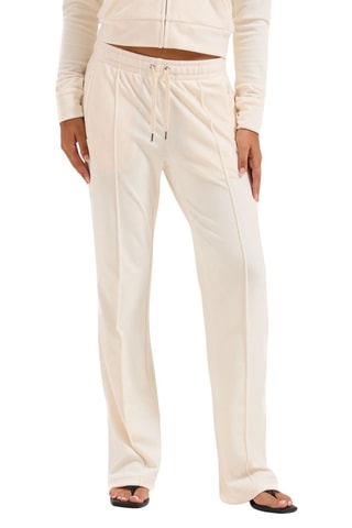 Velours Joggingbroek - Wit