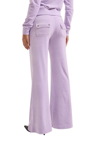 Velours Joggingbroek - Paars