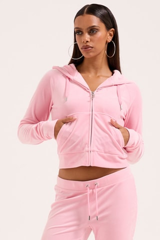 Velours Sweater Regular Fit - Roze