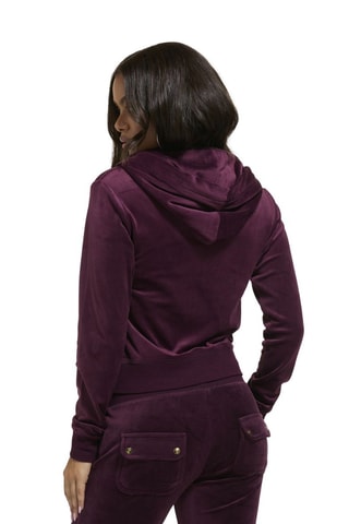 Velours Sweater Slim Fit - Bordeauxrood