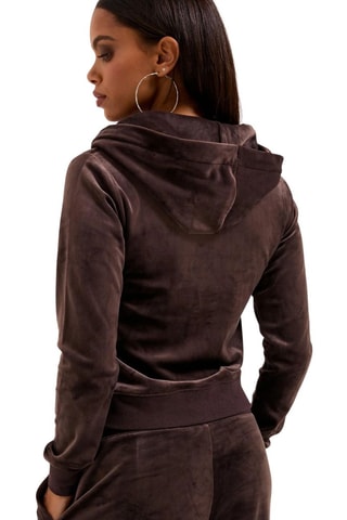 Velours Sweater Slim Fit - Bruin