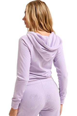 Velours Sweater Regular Fit - Paars