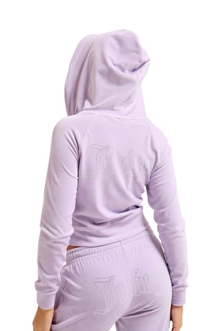 Velours Sweater Regular Fit - Paars