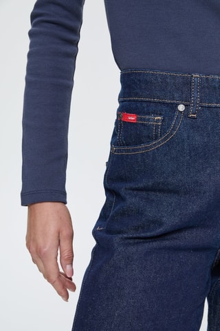 Jeans straight Joelia - Marineblauw
