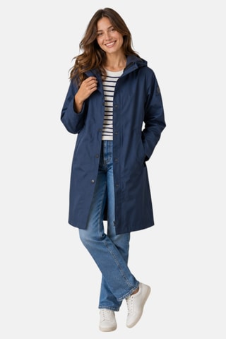 Jas met Capuchon Focire - Marineblauw