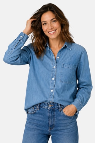 Spijkerblouse Obaki - Lichtblauw
