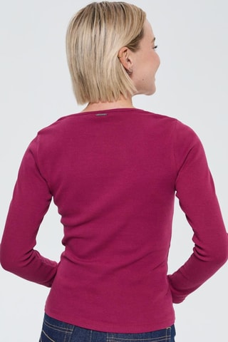 T-shirt Asir - Bordeauxrood