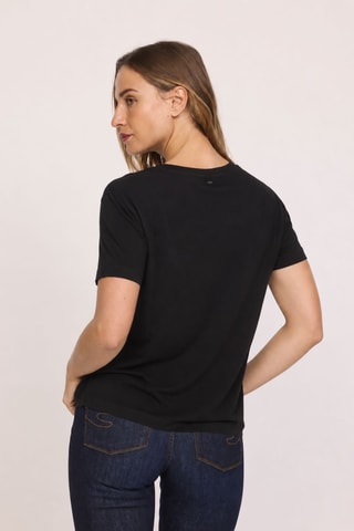 T-shirt Apeka - Zwart