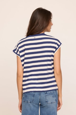 T-shirt Aliona - Marineblauw