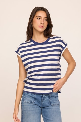 T-shirt Aliona - Marineblauw