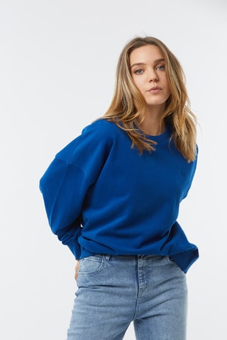 Fleece Sweater Ecume - Kobaltblauw