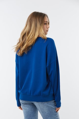 Fleece Sweater Ecume - Kobaltblauw