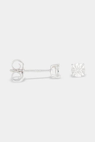 Orecchini Grande Illusion - Oro bianco e diamanti