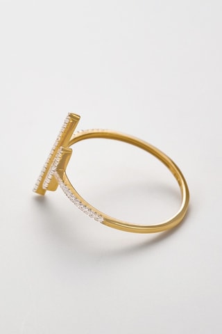 Anello - Oro giallo e diamanti