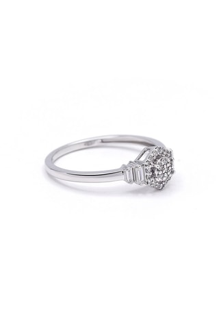 Anello Tasya - Oro bianco e diamanti