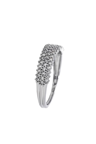 Anello - Oro bianco e diamanti