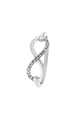 Anello Infini de Lumière - Oro bianco e diamanti