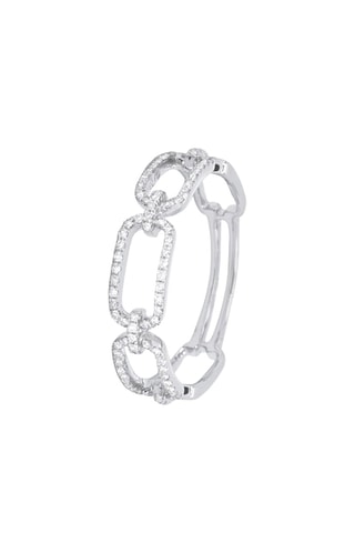 Anello - Oro bianco e diamanti