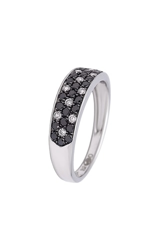 Anello Espoir - Oro bianco e diamanti