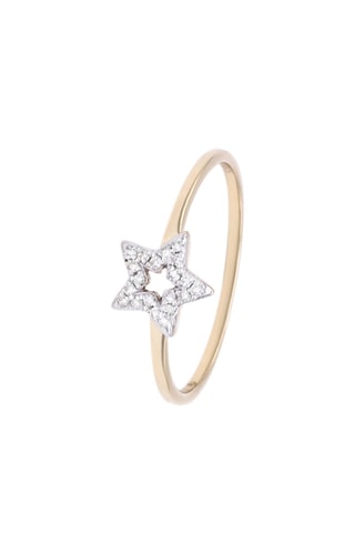 Anello Phoebe - Oro giallo e diamanti