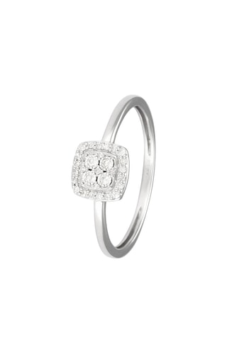Anello Limeira - Oro bianco e diamanti
