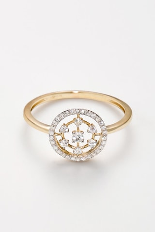 Anello Joeline - Oro giallo, diamanti e zaffiri - Muse