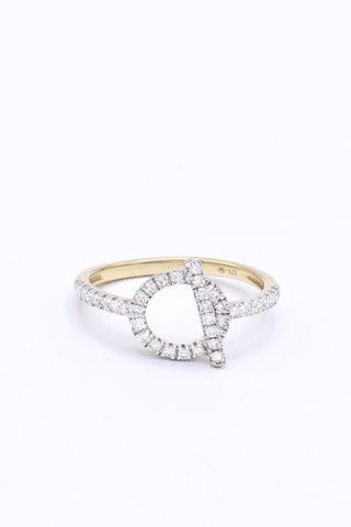 Anello Gloria - Oro giallo e diamanti