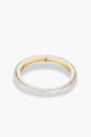 Anello Nyx - Oro giallo e diamanti naturali