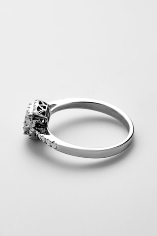 Anello - Oro bianco e diamanti