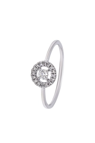 Anello Espace Infini - Oro bianco e diamanti